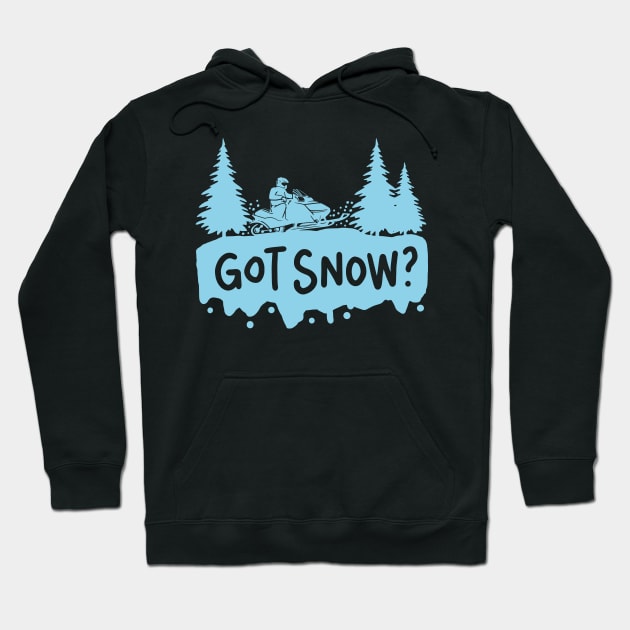 snowmobiling snowmobile wintersport gift got snow Hoodie by Shiva121